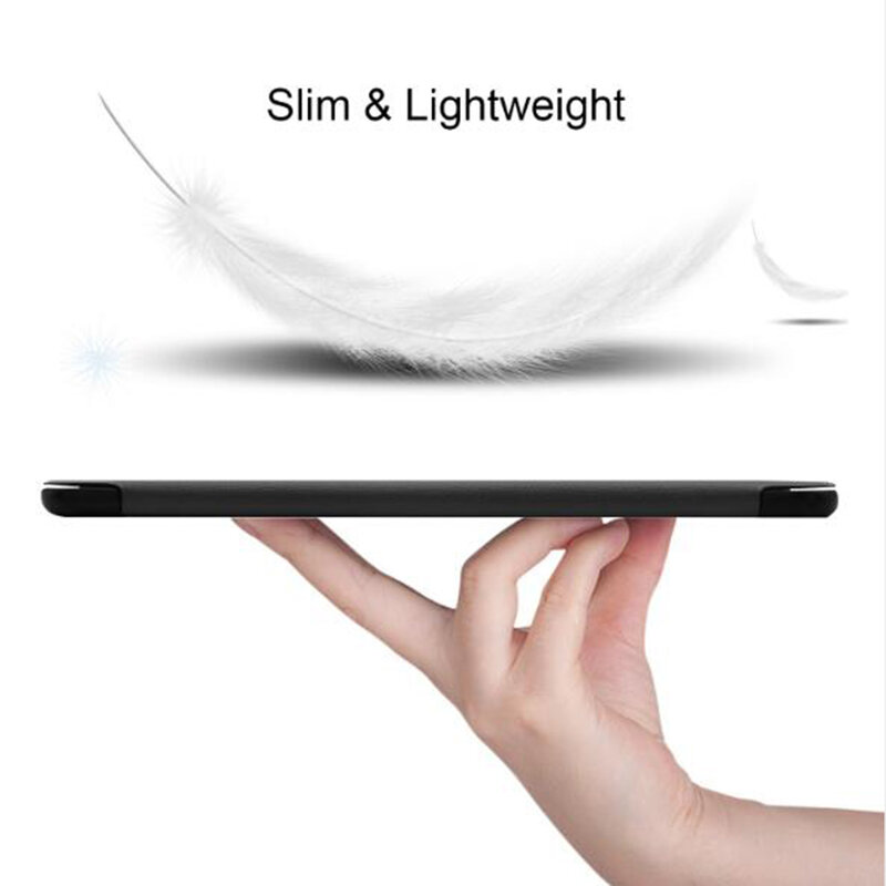 AXD-funda inteligente de cuero PU para Samsung Galaxy Tab S3, carcasa con soporte plegable, con función de apagado y encendido automático, 9,7 SM-T820, T825