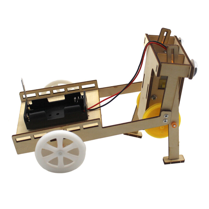 145*100*112mm DIY Elektrische Montieren Walking Roboter 2WD Trolley Auto Kit Bildung Wissenschaft Experimente Spielzeug Erfindung kinder