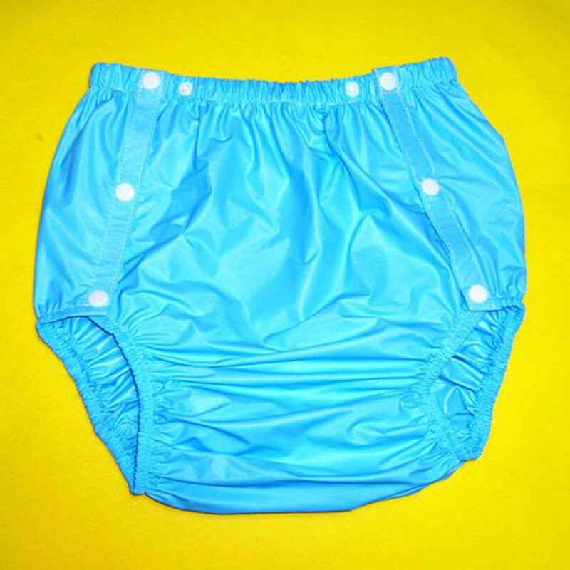 Free Shipping FUUBUU2203-Yellow-XS-1PCS Incontinence Plastic Pants/Adult Diaper/incontinence pants /Pocket diapers
