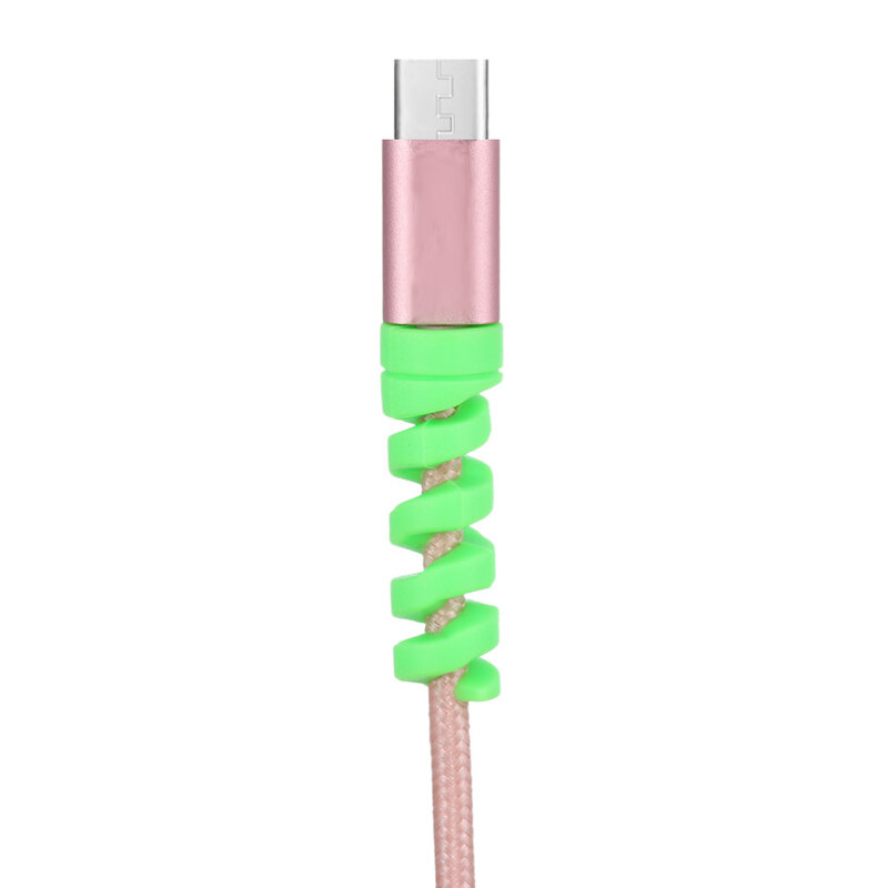 Dễ thương Sạc Bảo Vệ Cáp Saver Bìa Đối Với Apple iPhone 8 X Sét USB Cord Charger Cable Đáng Yêu