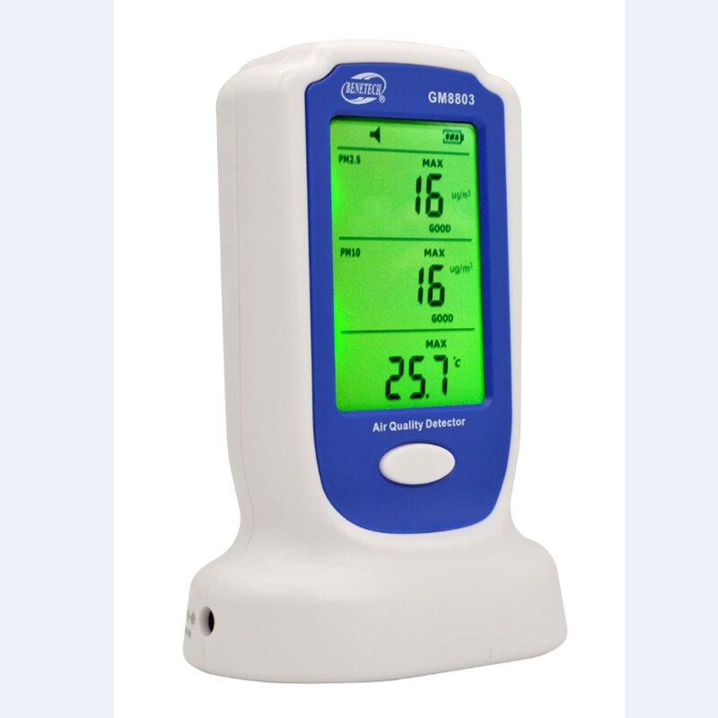 Monitor Digital de calidad del aire en tiempo Real, Detector de Gas PM2.5 PM10, medidor de temperatura y humedad, analizador de calidad del aire, herramientas de diagnóstico