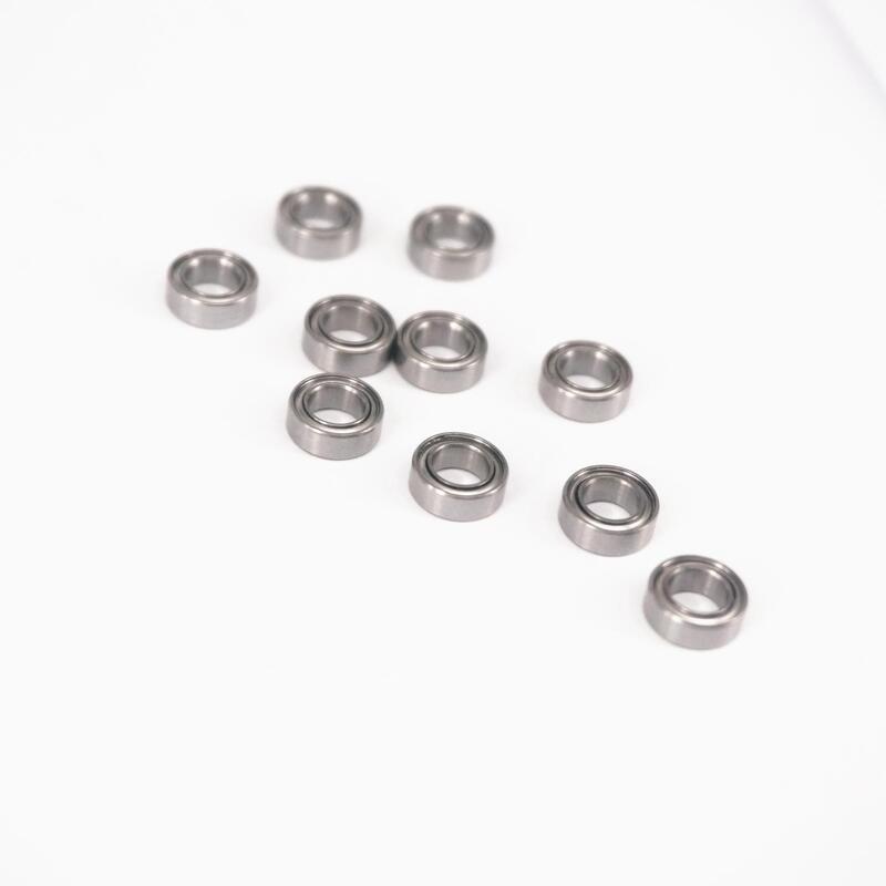 Rolamento miniatura de esferas com sulco s, (10) smrzz 744x7x2.5mm p0 abec1 440c em aço profundo