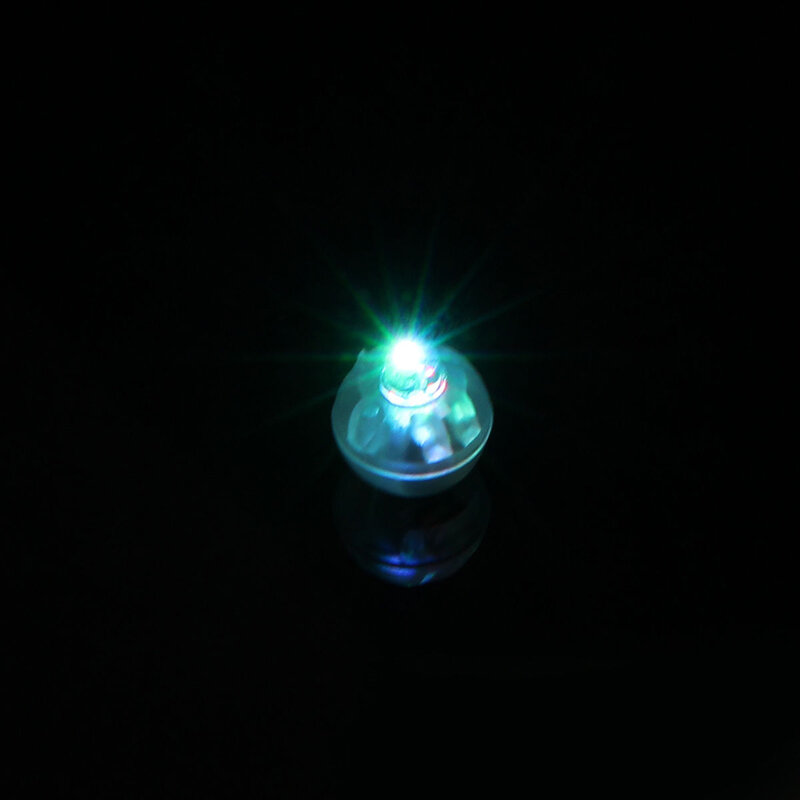 Minibombilla LED de 50/100 piezas para decoración de bodas, globos, linterna de papel