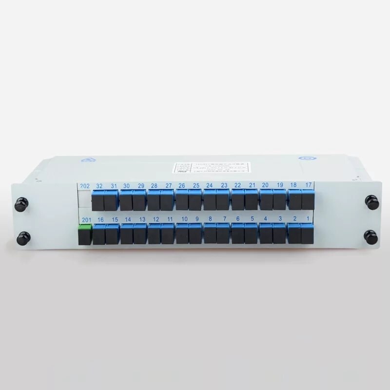 Gepon-ケーブルボックスセパレーター1x32lgx,2層,ftth sm sc/upc,plc,カセット,電気通信レベルgpon,abs