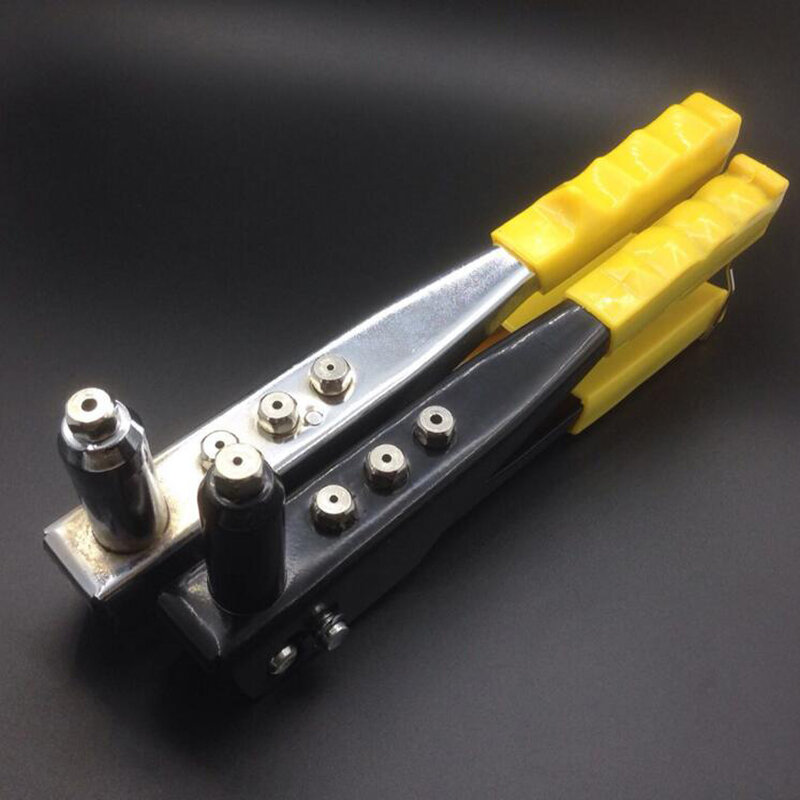 Kit de pistola remachadora manual Pop de alta calidad, juego de herramientas de mano para reparación de canalones, 1 unidad