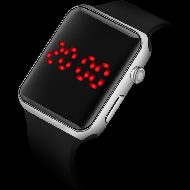 Reloj de pulsera deportivo de silicona Digital para hombre, Simple, Casual, para hombre, Relojes LED para hombre, montre para mujer