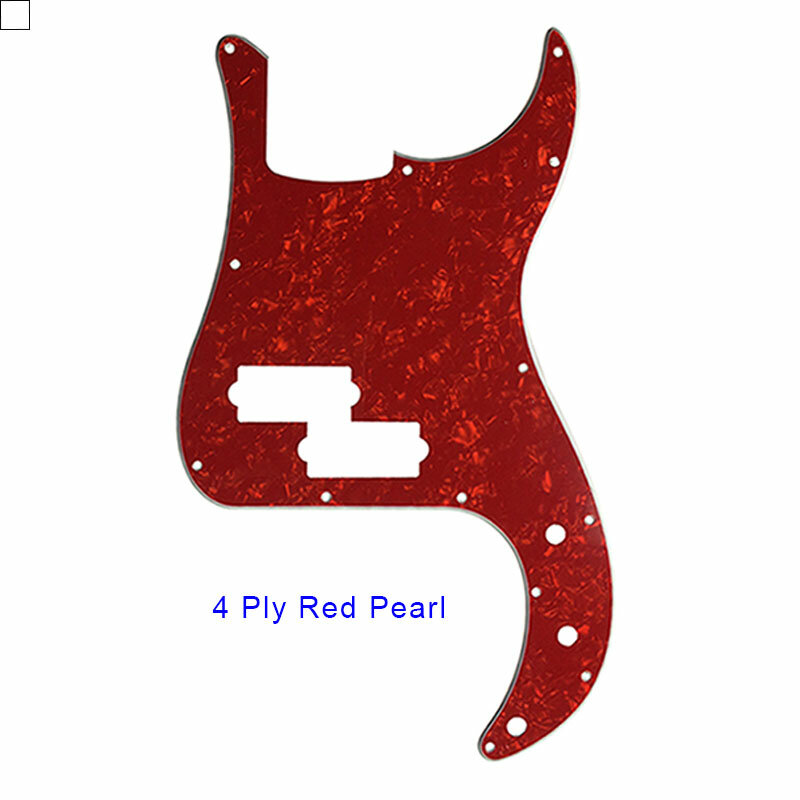 Qualidade personalizada da guitarra elétrica Scratch Plate, Pickguard, EUA, México, Fd Standard P Bass Guitar Parts