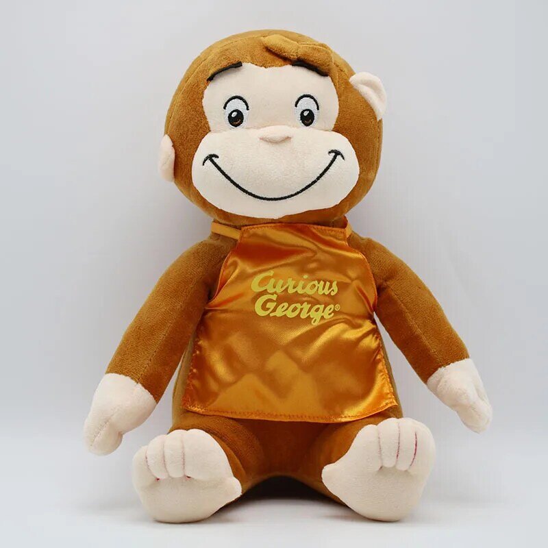 Adorables jouets en forme de singe en peluche, George Kawaii, pour enfants, 30cm