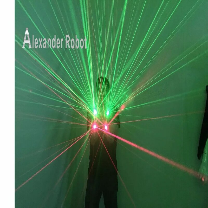 LED Robô Traje Roupas Stilts Walker LED Suit Incluem Luvas Laser INCIUDE TRANSPORTE