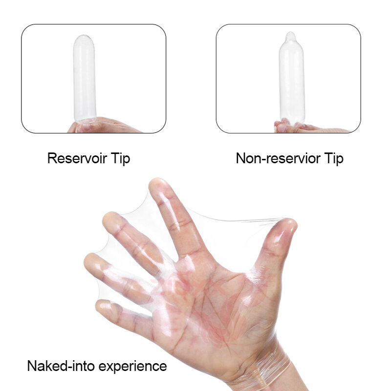 Preservativo extra fino látex lubrificante, 50/100/150/200 peças/lote seguro para homens brinquedo sexual camisinhas para casais