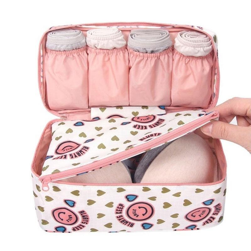 RUPUTIN 2021 New Travel Bra Bag Underwear Organizer Bag Cosmetic Daily Toiletries Storage Bag Women's High Quality Wash Case Bag