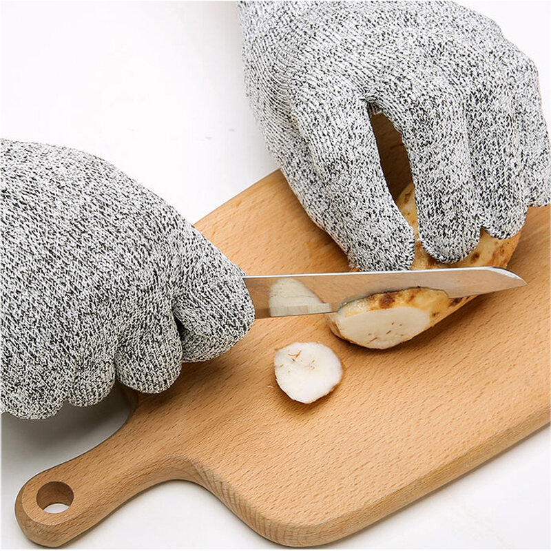 Anti-cut Handschoenen Veiligheid Cut Proof Steekwerende Roestvrij Staaldraad Metalen Mesh Keuken Butcher Voedsel Snijbestendige veiligheid Handschoenen