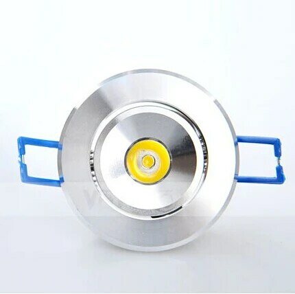 1 W High Power LED Lampu Downlight Warm White/Putih Dingin AC85-265V Gratis Pengiriman/DHL