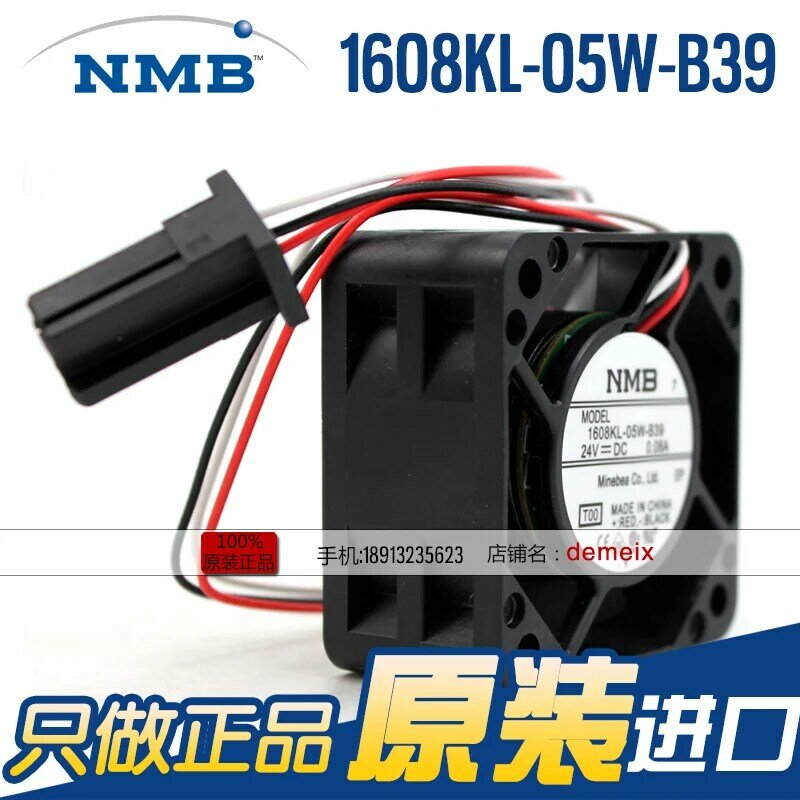 Nieuwe NMB-MAT Nmb 1608KL-05W-B39 4020 24V 0.08A Voor Fanuc Koelventilator