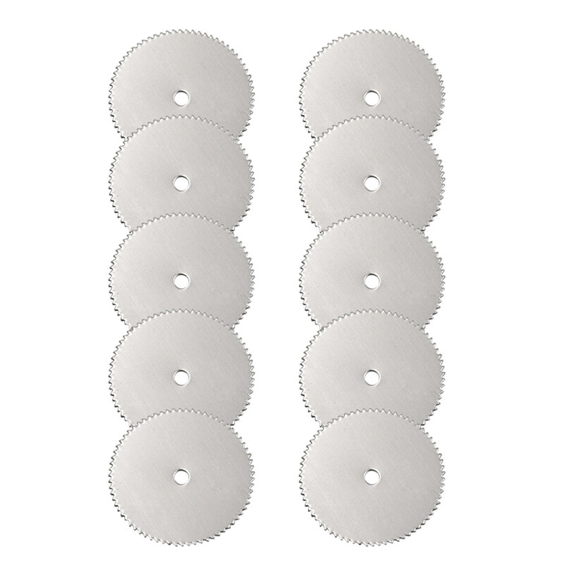 Discos de corte para ferramentas rotativas, roda de corte para ferramentas dremel acessórios com 10 peças de disco dremel com 2 peças de mandril 22mm 25mm 32mm