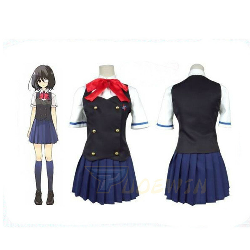 SBluuCosplay disfraz de Anime Misaki Mei, uniforme escolar, Cosplay