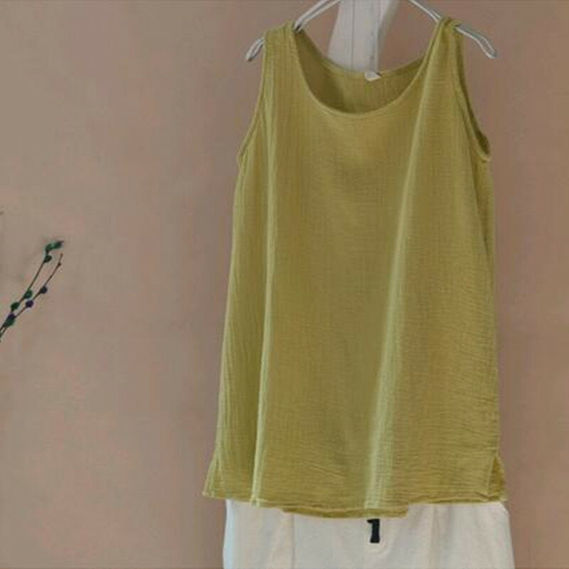 Blusa de algodón Simple para mujer, Camisa larga que combina con todo, novedad de verano 2020, envío gratis