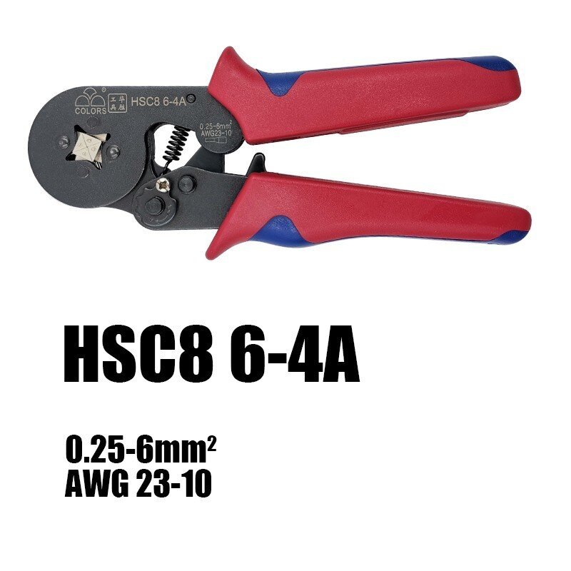 800 pces cabo fio terminal conector com mão virola friso alicate ferramenta hsc8 6-4a kit conjunto awg 10-23