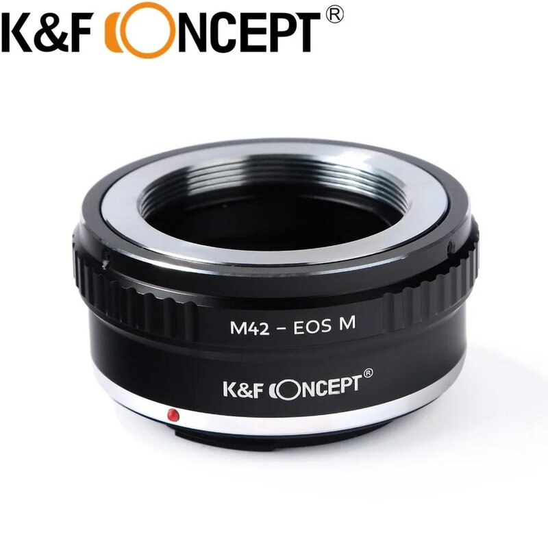 Adaptador para Todas las lentes de montaje de tornillo M42 para cámara Canon EOS M, nuevo, para M42-EOS M