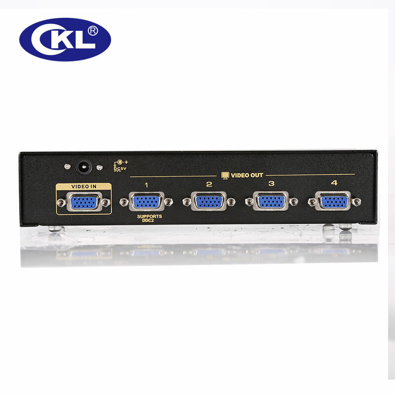 CKL-104A 4 포트 VGA 분배기 450 MHZ 1x4 1*4 1 in 4 out