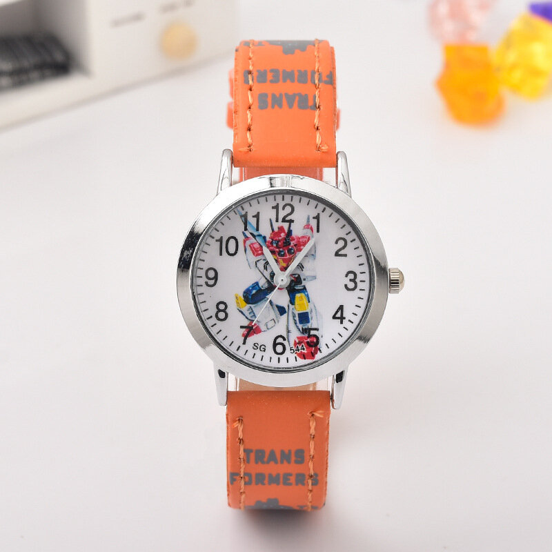 2019新変形ロボットファッション子時計の学生ファッションブレスレット子供腕時計クォーツ子供の時計少年少女ギフト時計