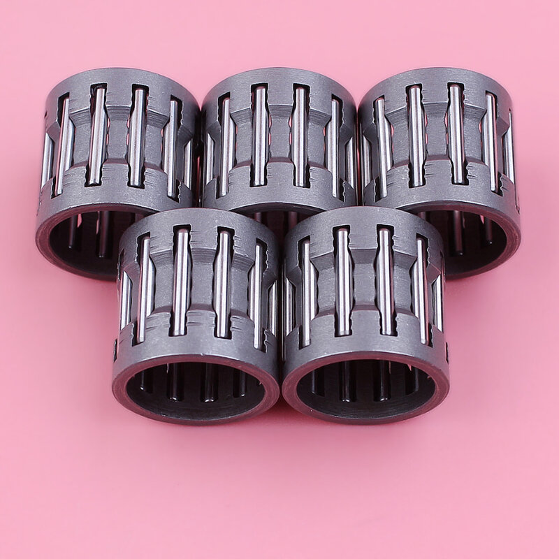 Rodamiento de agujas de pistón para motosierra Husqvarna, pieza de repuesto de 15mm x 12mm x 15mm, para 365, 371, 372, 372XP, 362, 570, 268, 272, 5 unids/lote