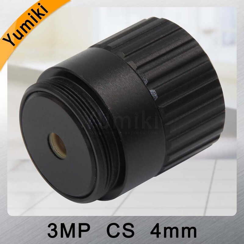 Yumiki 4MM 3MP CCTV Lens 1/2.5'' F1.4 CS Fixed IR 3.0 Megapixel CCTV Lens For IR 720P/1080P Security Camera