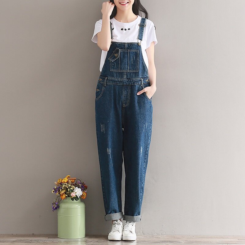 Denim overalls for women 2018 woman dungarees female jumpsuits for women 2018 jeans fashion female winter jumpsuit DD1639