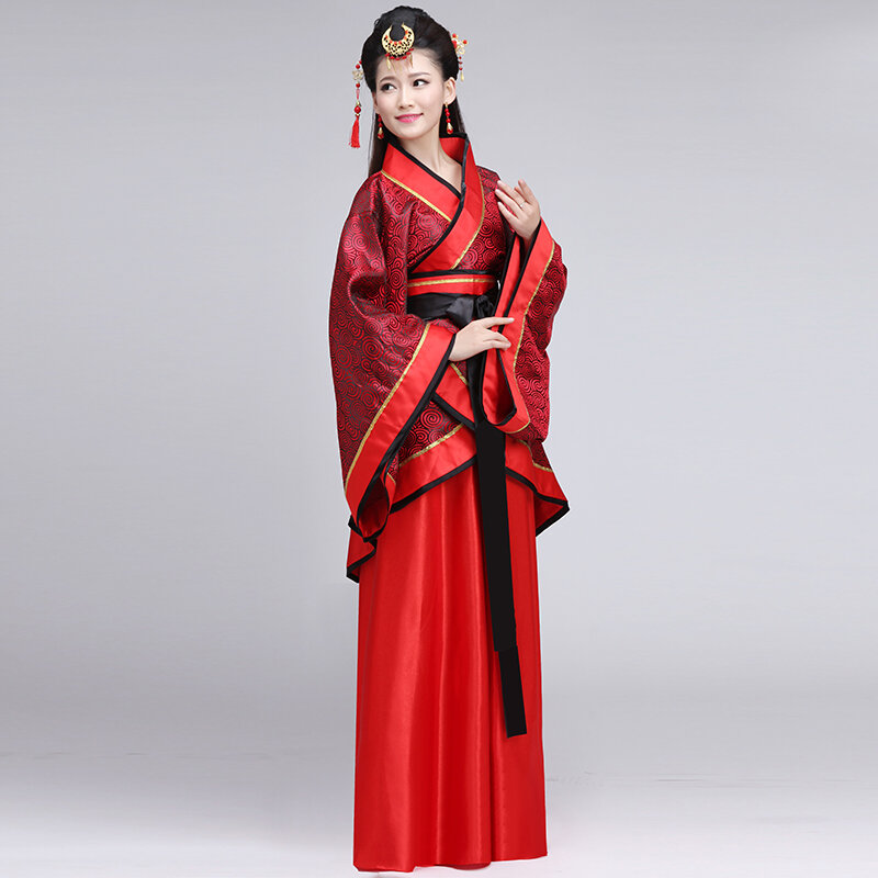 Chinese stijl traditionele Hanfu vrouwelijke volwassen jurk kostuum kostuum verbetering Qufu Han Dynastie rok kostuums