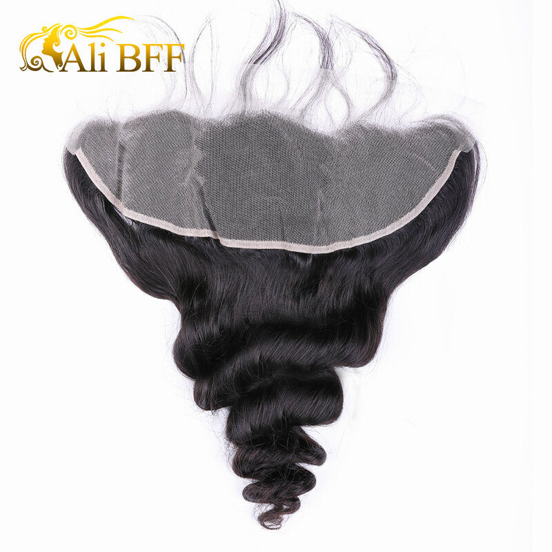 ALI BFF malezyjski wiązki falowanych z zamknięcia czołowego Remy człowieka wiązki włosów z zamknięcia czołowego Bouncy Curl zdolnego do barwienia