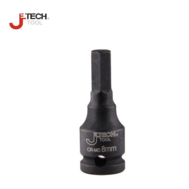Jetech Cr-Mo 3/8" drive hex bit impact socket wrench metric 3mm 4mm 5mm 6mm 7mm 8mm 10mm 12mm 14mm allen key super sockets bit