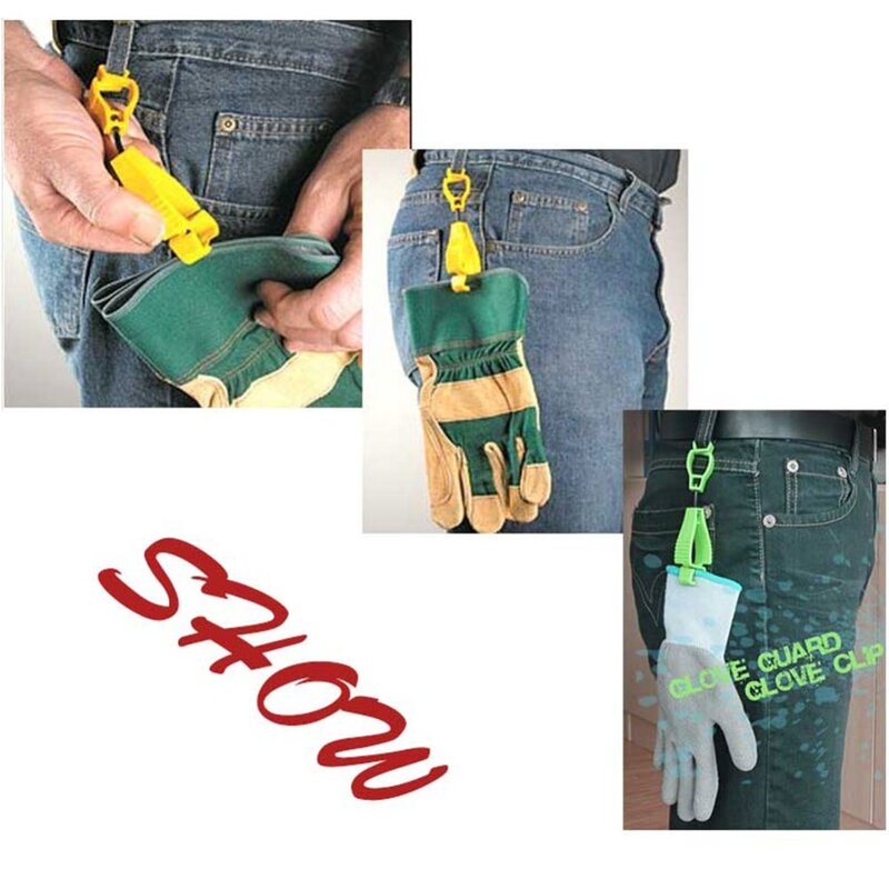 Clips de plástico para sujetar guantes, abrazadera de trabajo tipo NM-3, protectores de seguridad, alta calidad, 3 piezas, 100%