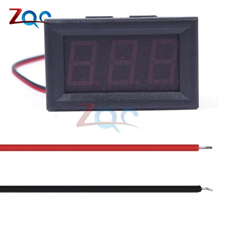 Mini Detector de voltímetro con pantalla Digital LED, Monitor de voltaje, medidor de prueba para motocicleta y coche, DC 0-30V / DC 4,5-30V/AC 70 -500V