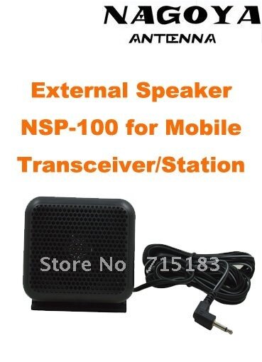 100% nowy oryginalny NAGOYA NSP-100 głośnik zewnętrzny 8ohm z wtyczką 3.5mm do przenośna radiostacja