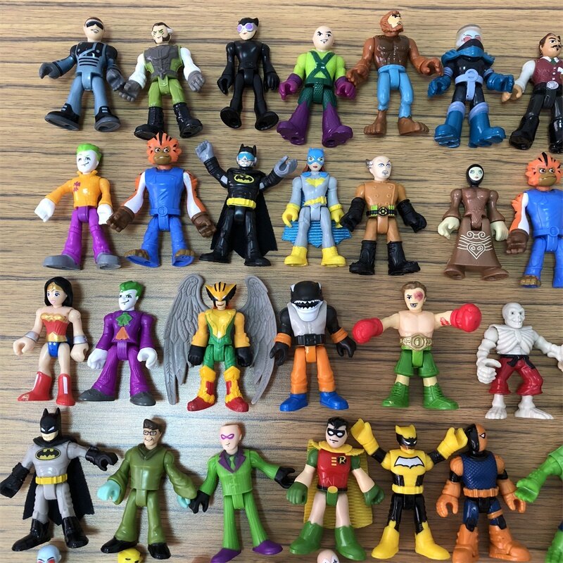 Lot 30 sztuk DC Super Joker Robin FIRESTORM Super girl luźne Action Figures zabawki dla chłopców losowo