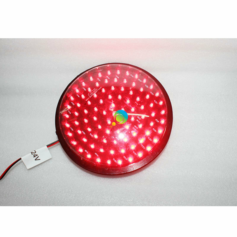 Luz de señal de tráfico LED verde, reemplazo de luz de alta calidad, impermeable, o DC24V DC12V, 200mm