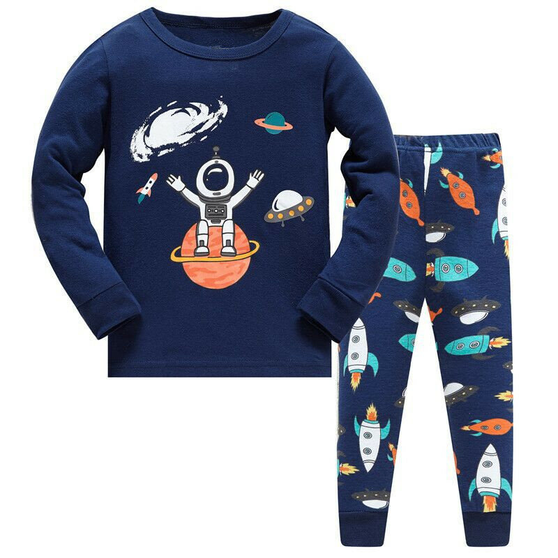 Детские пижамные комплекты, Пижамный костюм с рисунком динозавра для мальчиков, детская одежда для сна с героями мультфильмов, пижама для д...