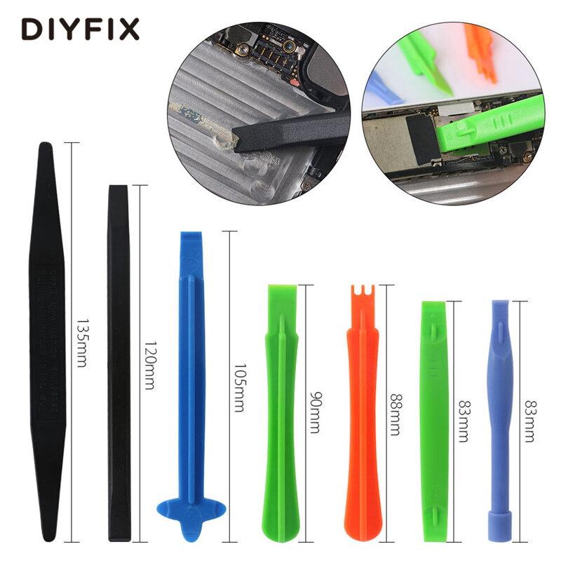 DIYFIX-مجموعة أدوات إصلاح الهاتف المحمول 21 في 1 ، مجموعة أدوات فتح ومفك البراغي لهاتف iPhone 12X8 7 6S 6 Plus