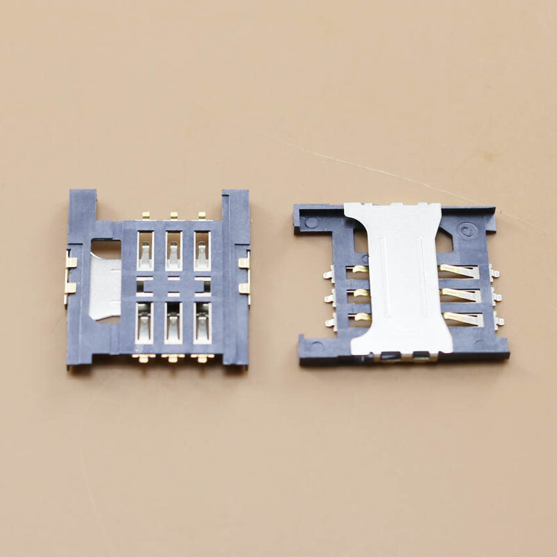 YuXi Best Price, 1pcs/lot sim card socket holder connector for Lenovo A568t A788t K860I A3000-H A5000 tray slot.