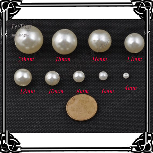 Großhandel DIY Kunststoff Perlen mit loch Verschiedene spezifikationen