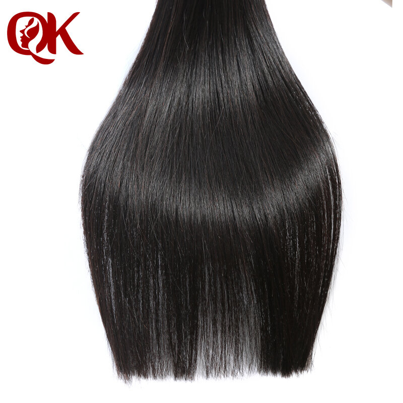 QueenKing  Peruvian Human Hair Straight 3 Bundles Hair Weave Weft Extension Remy Hair Free Shipping