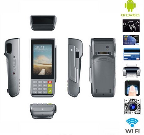 Handheld Android Magnetic Card POS Terminal, IC Card POS Terminal, Contactless POS Terminal