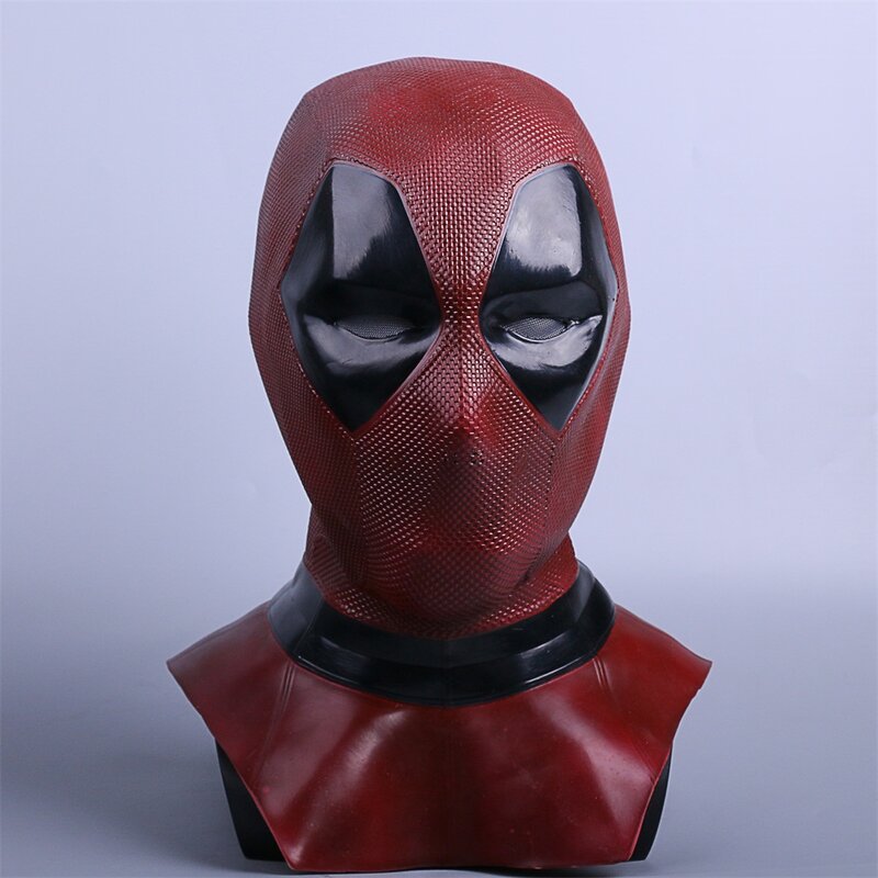 Deadpool 2 Deadpool Masks With Led Light Cosplay Costume Props Superhero Movie Latex Mask Collectible Toys Full Face Mask