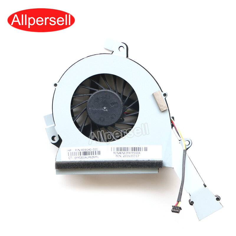 Nuevo ventilador de CPU para H P 23-Q032CN 27-N160XT 809140-001 ventilador de refrigeración