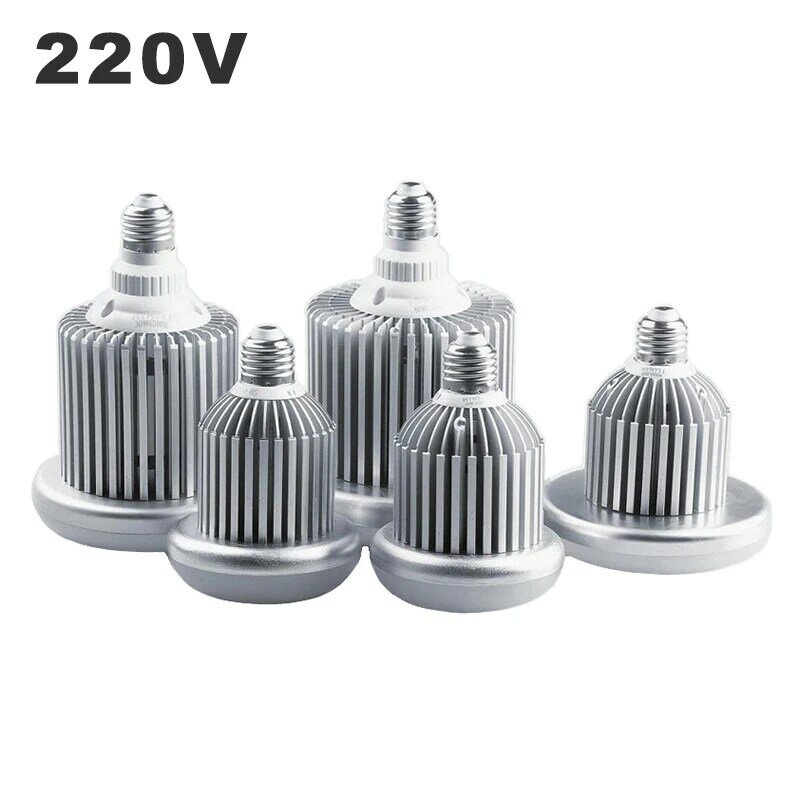Lâmpadas led e27, e40 para iluminação industrial, lâmpada led de alta potência, 220 w, 100w e 150w, iluminação industrial, luzes de oficinas