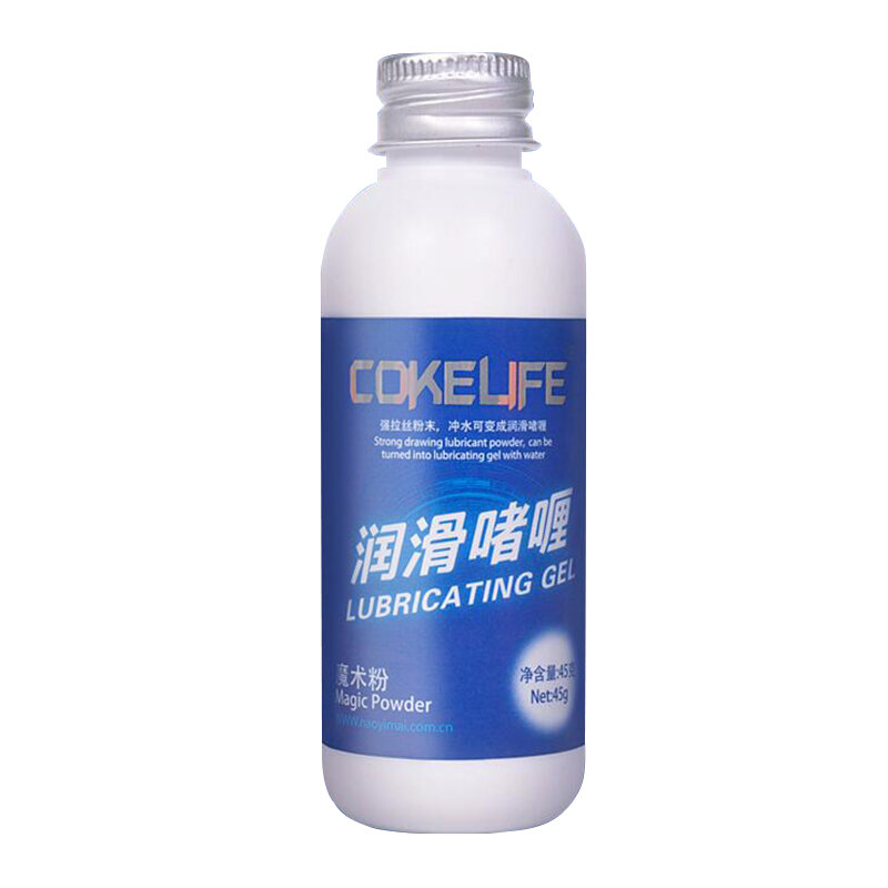 COKELIFE Mix di lubrificanti in polvere magica con acqua 5g crea 50g di lubrificanti a base d'acqua per Gel anale sessuale e olio per massaggi per il corpo