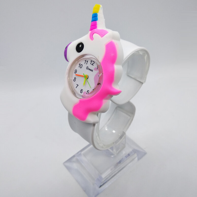 Relogio masculino Pony muster Kinder Uhren Pat Hand Uhr LED Elektronische Sport Uhr Erdbeere kinder uhr mädchen baby uhr