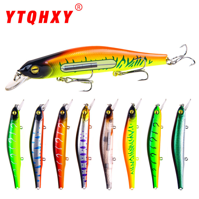 YTQHXY Fishing Lure 2018 New arrival Quality hooks 12.5cm/17.3g Topwater Artificial Bait Hard hot sale Wobbler minnow YE-88