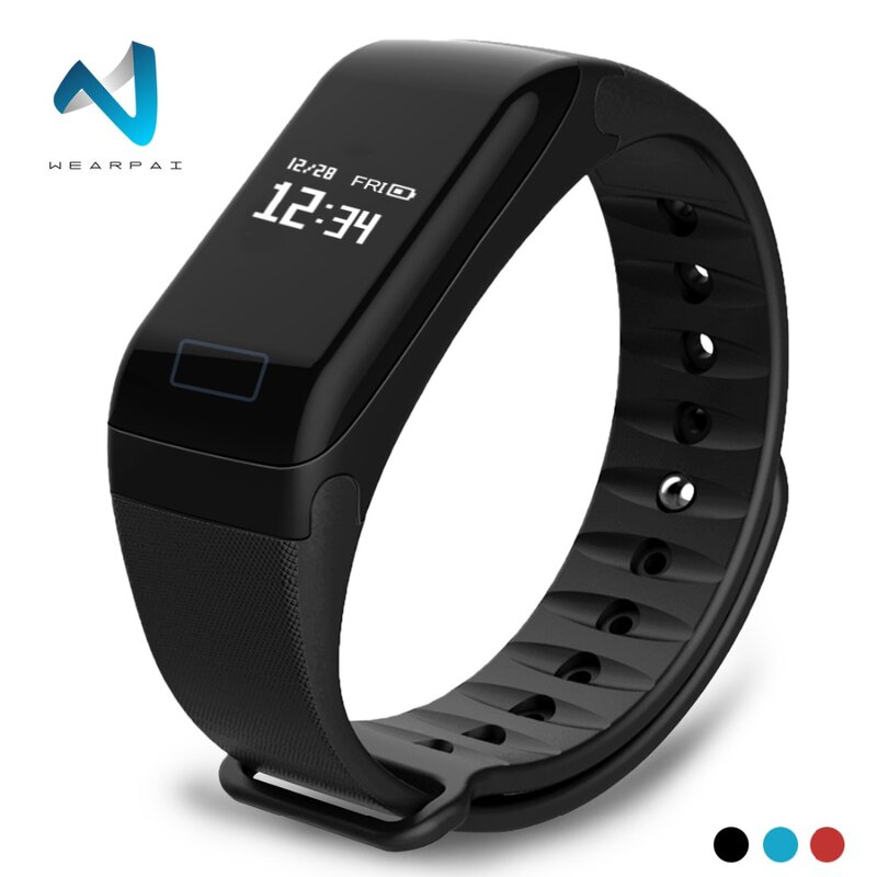 Wearpai F1 smart Watch mężczyźni IP67 wodoodporna wielokrotnego sport tryb tętna Monitor ciśnienia krwi Monitor zdrowotny fitness zegarek