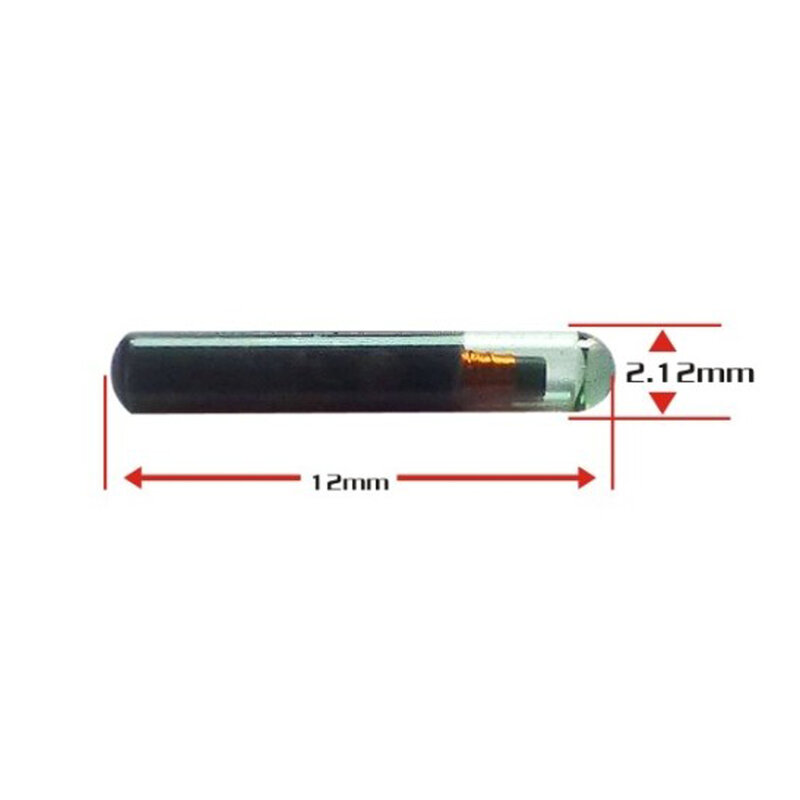 20pcs/Lot 1.4x8mm/2.12x12mm rfid FDX-B animal glass tag PETS tube RFID FDX-B 134.2KHz EM4305 animal ID microchip free  syringe